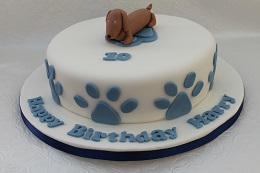 dachshund birthday cake